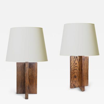Jean Michel Frank Pair of Table Lamps by Jean Michel Frank