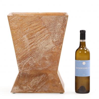 Jean Michel Frank Parchment Covered Waste Basket in the manner of Jean Michel Frank Contemporary 