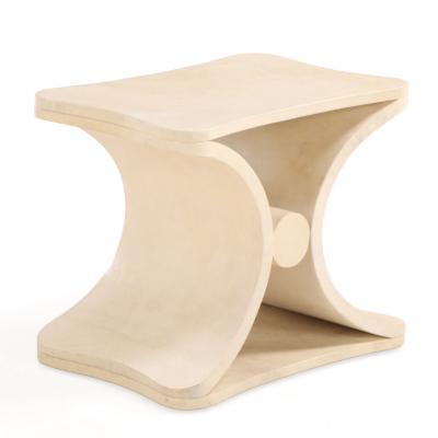 Jean Michel Frank Parchment Covered Waterfall Coffee or End Table