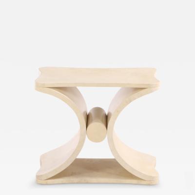Jean Michel Frank Parchment Covered Waterfall Coffee or End Table