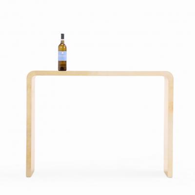 Jean Michel Frank Parchment Covered Waterfall Console in the manner of Jean Michel Frank 