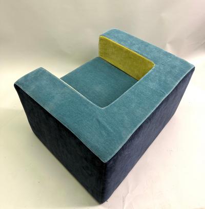 Jean Michel Frank Rare Pair of French Art Deco Lounge Chairs in style of Jean Michel Frank