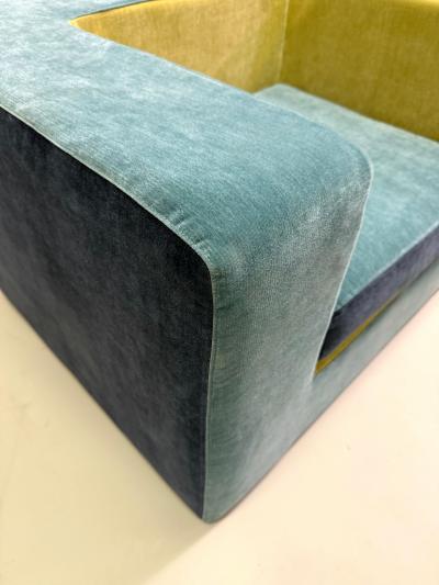 Jean Michel Frank Rare Pair of French Art Deco Lounge Chairs in style of Jean Michel Frank