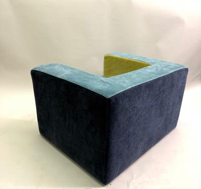 Jean Michel Frank Rare Pair of French Art Deco Lounge Chairs in style of Jean Michel Frank