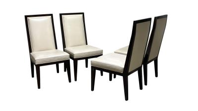Jean Michel Frank Set of 4 Jean Michel Frank Chaise Tapiss e 1932 by ECart