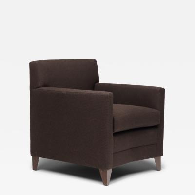 Jean Michel Frank Style Angled Armchair