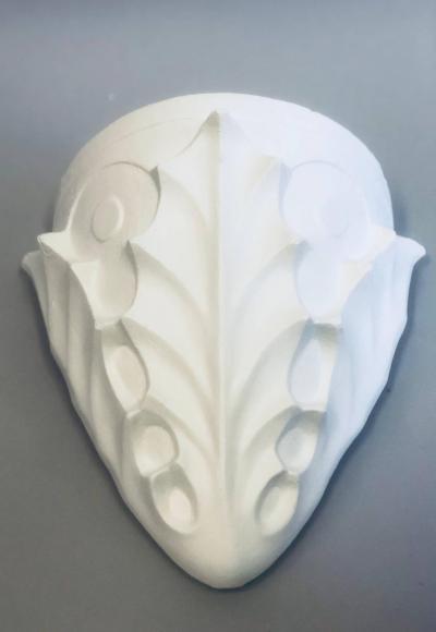 Jean Michel Frank Two Pairs French Midcentury Plaster Sconces Giacometti Jean Michel Frank