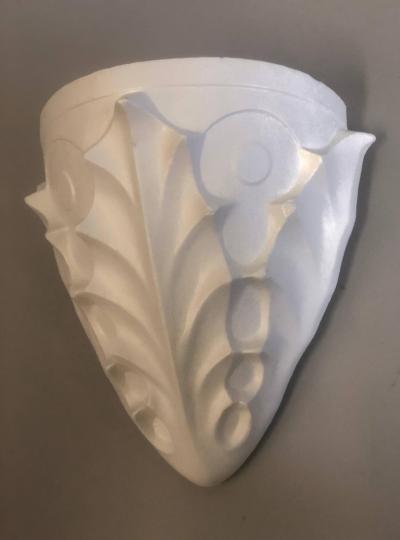 Jean Michel Frank Two Pairs French Midcentury Plaster Sconces Giacometti Jean Michel Frank