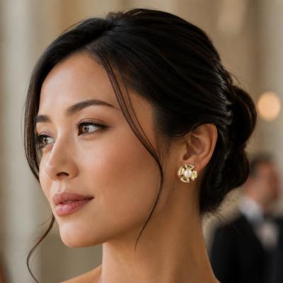 Jean Michel Schlumberger Jean Schlumbeger for Tiffany Co Maltase Cross Pearl Earring