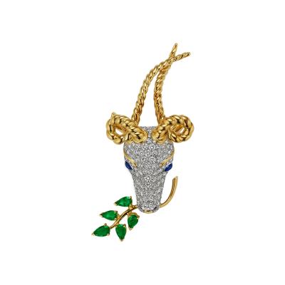 Jean Michel Schlumberger Jean Schlumberger for Tiffany Co Gazelle Brooch