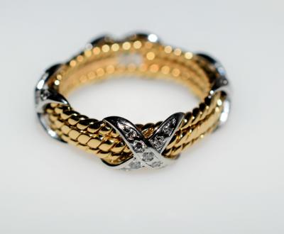 Jean Michel Schlumberger Tiffany Schlumberger 3 Row Ring