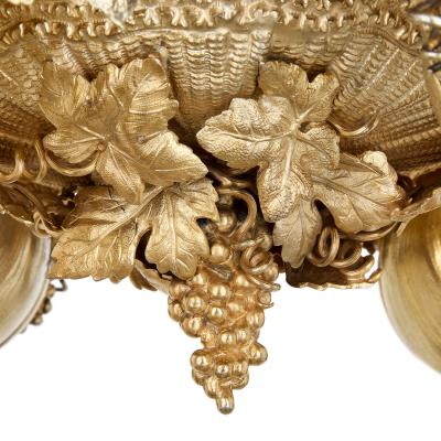 Jean Morel Very large antique silvered and gilt bronze centrepiece by Morel