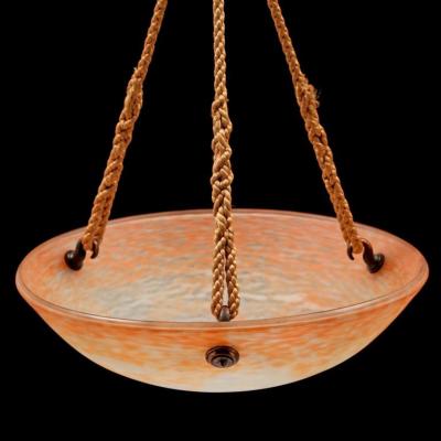 Jean Noverdy French Art Deco Pendant by Jean Noverdy