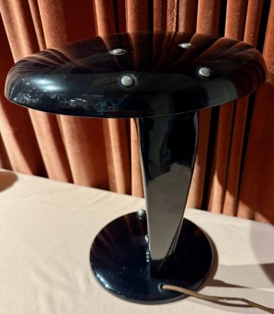 Jean Otis Reinecke 1947 Black Cobra Desk Lamp by Jean Otis Reinecke for Faries MFG