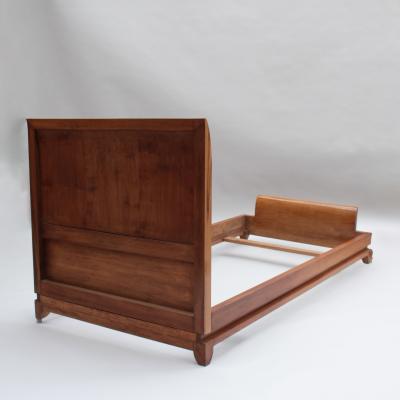 Jean Pascaud 2 Fine French 1940s Bed Frames by Jean Pascaud