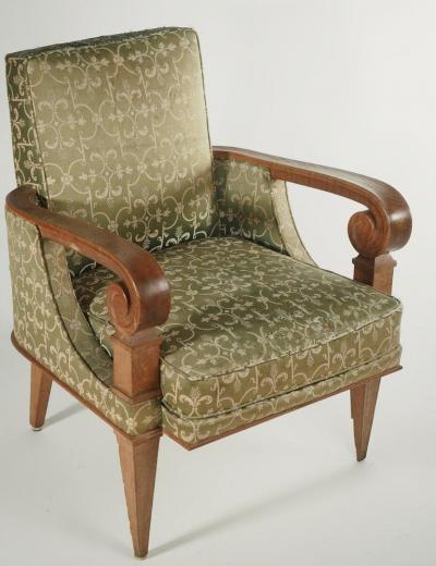 Jean Pascaud Attributed to Jean Pascaud Pair of Armchairs