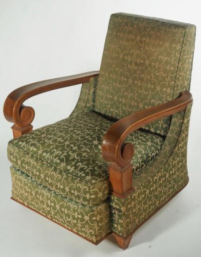 Jean Pascaud Attributed to Jean Pascaud Pair of Club Chairs