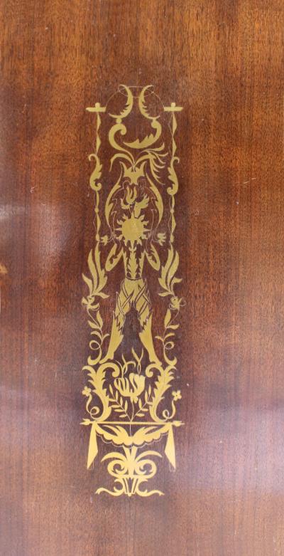 Jean Pascaud Fine French 1940s Cabinet Armoire by Jean Pascaud Marquetry by J D Malcles