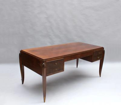 Jean Pascaud Fine French 1940s Desk and Cabinet by Jean Pascaud