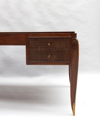 Jean Pascaud Fine French 1940s Desk and Cabinet by Jean Pascaud