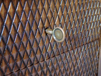 Jean Pascaud Fine French 1940s Walnut Desk by Jean Pascaud