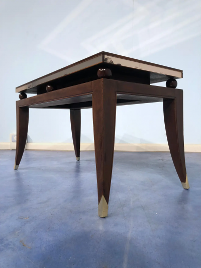 Jean Pascaud French Art Deco Coffee Table in the Style of Pascaud 1940