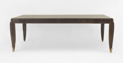 Jean Pascaud French Art Deco Palisander Wood Dining Table