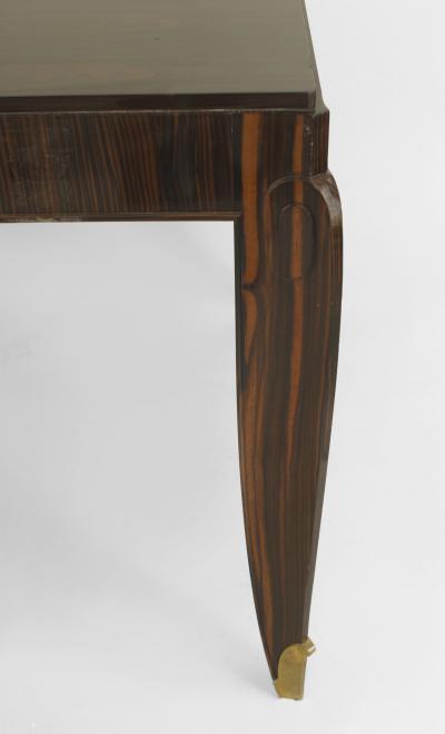 Jean Pascaud French Art Deco Palisander Wood Dining Table