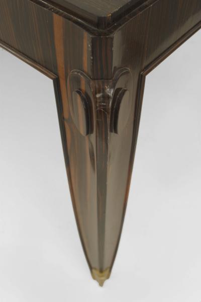 Jean Pascaud French Art Deco Palisander Wood Dining Table