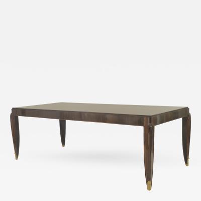 Jean Pascaud French Art Deco Palisander Wood Dining Table