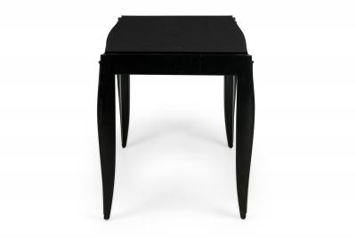 Jean Pascaud Jean Pascaud Art Deco French Black Lacquered Desk