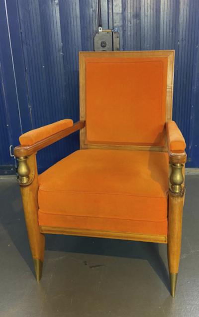 Jean Pascaud Jean Pascaud and Vadim Androusov superb Neo classic desk chair