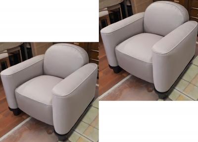 Jean Pascaud Jean Pascaud comfy fully restored pair of big club chair