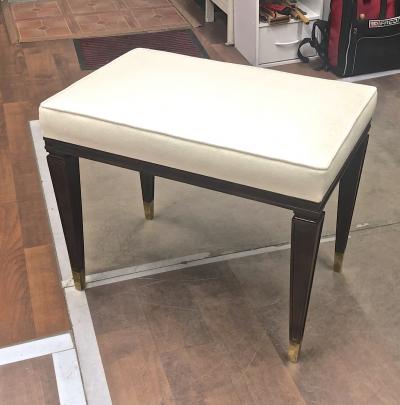 Jean Pascaud Jean Pascaud neo classic superb brown cloudy lacquer stool