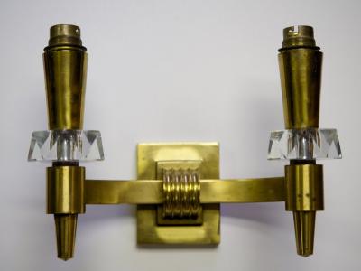 Jean Pascaud Jean Pascaud two branch wall sconce