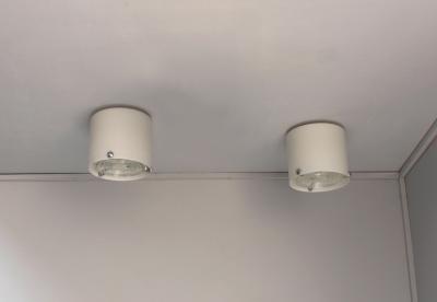 Jean Perzel 3 Fine French 1950s Glass and Chrome Flush Mounts by Perzel 1 pair 1 similar