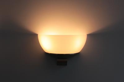 Jean Perzel 3 pairs of Fine French Art Deco Brushed Nickel and Glass Sconces by Jean Perzel