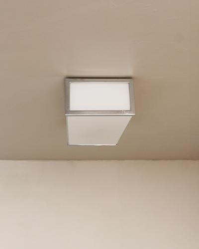 Jean Perzel 7 Fine French Art Deco Rectangular Flush Mounts by Perzel