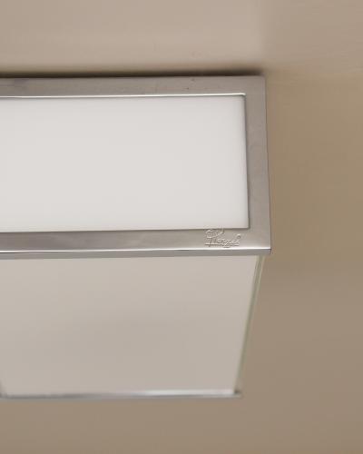 Jean Perzel 7 Fine French Art Deco Rectangular Flush Mounts by Perzel