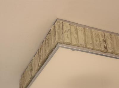 Jean Perzel A Fine French 1970 Square Glass and Chrome Flush Mount by Jean Perzel