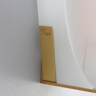 Jean Perzel A Pair of Fine French Art Deco White and Pink Glass Wall Lights by Jean Perzel