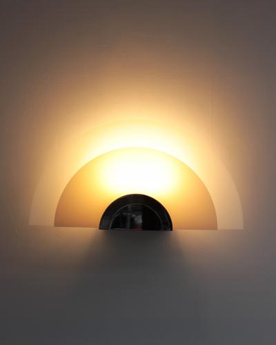 Jean Perzel A Pair of Fine French Art Deco White and Pink Glass Wall Lights by Jean Perzel