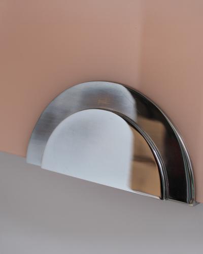 Jean Perzel A Pair of Fine French Art Deco White and Pink Glass Wall Lights by Jean Perzel