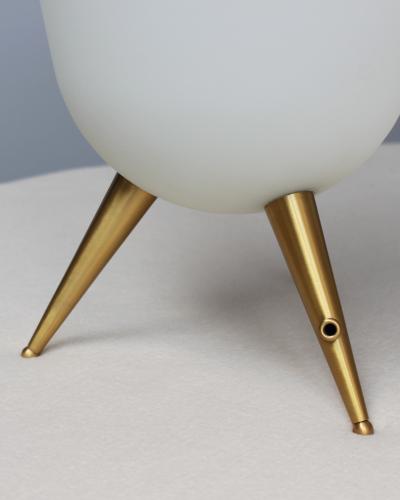 Jean Perzel A Pair of Fine French Mid Century Glass and Bronze Table Lamps by Jean Perzel