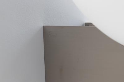 Jean Perzel A pair of Fine French Art Deco Brushed Nickel and Glass Sconces by Jean Perzel