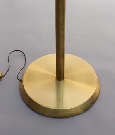Jean Perzel FINE FRENCH MIDCENTURY BRONZE AND GLASS FLOOR LAMP BY PERZEL