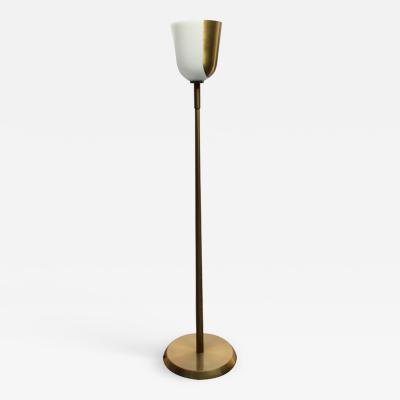 Jean Perzel FINE FRENCH MIDCENTURY BRONZE AND GLASS FLOOR LAMP BY PERZEL