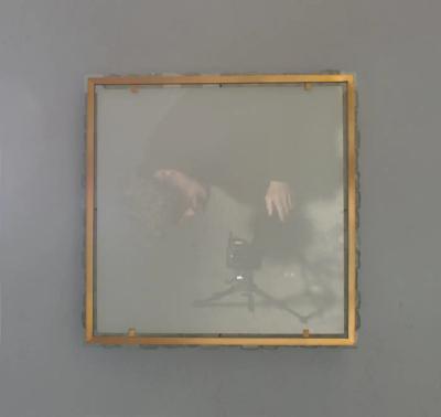 Jean Perzel Fine 1970 s Brass and Glass Square Queen s Necklace Ceiling Light by Perzel