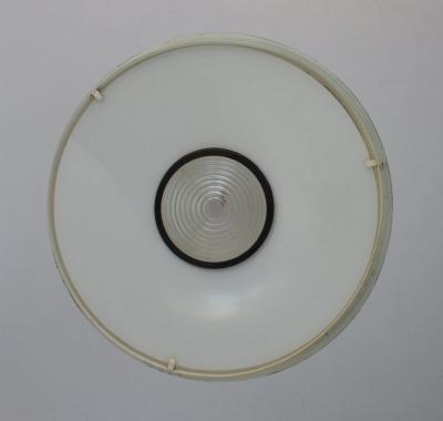 Jean Perzel Fine French 1940s Metal and Glass Chandelier by Jean Perzel