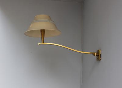 Jean Perzel Fine French 1950s Pivoting Wall Sconce by Jean Perzel